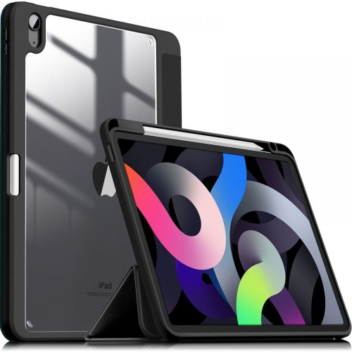 Etui-z-klapka-do-iPada-Air-4-2020---Infiland-Crystal-Case-czarny